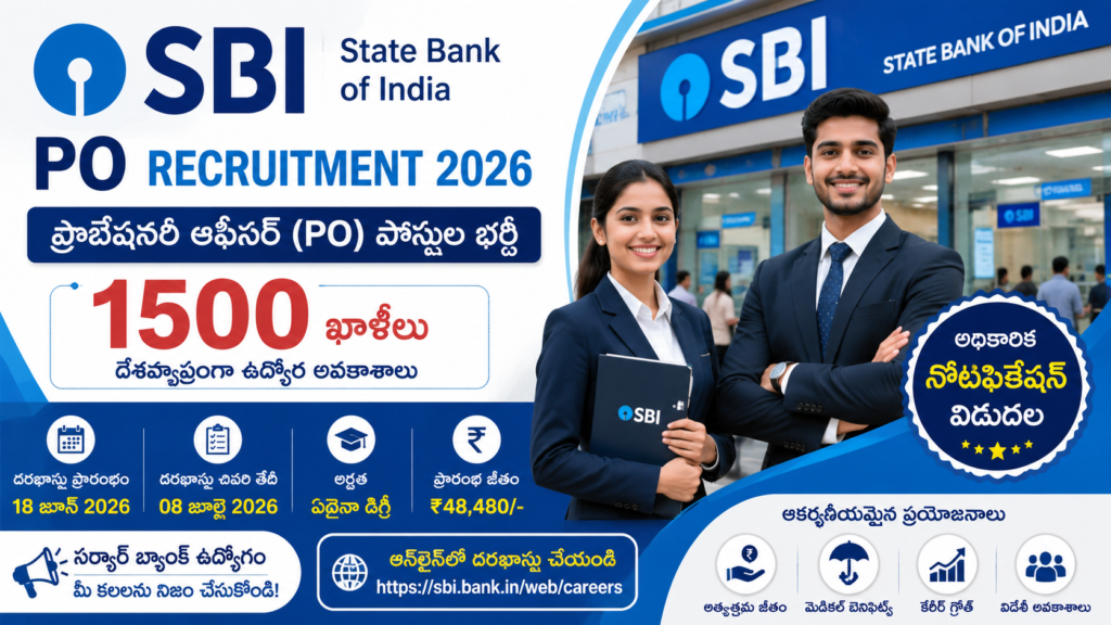 SBI PO Recruitment 2026 Notification